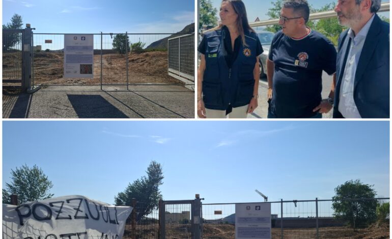 Tra annunci e passerelle l’Hub di Pozzuoli resta ancora chiuso – LE FOTO