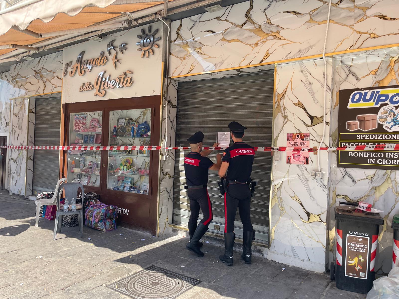 Il business dei colloqui, carabinieri chiudono il bar multi-servizi per i familiari dei detenuti