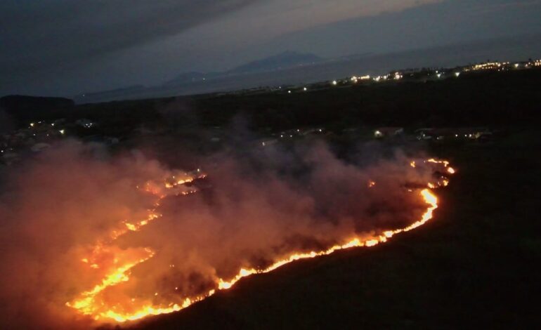 POZZUOLI/ Incendio all’ex base NATO di via delle Colmate: arrestato un 52enne