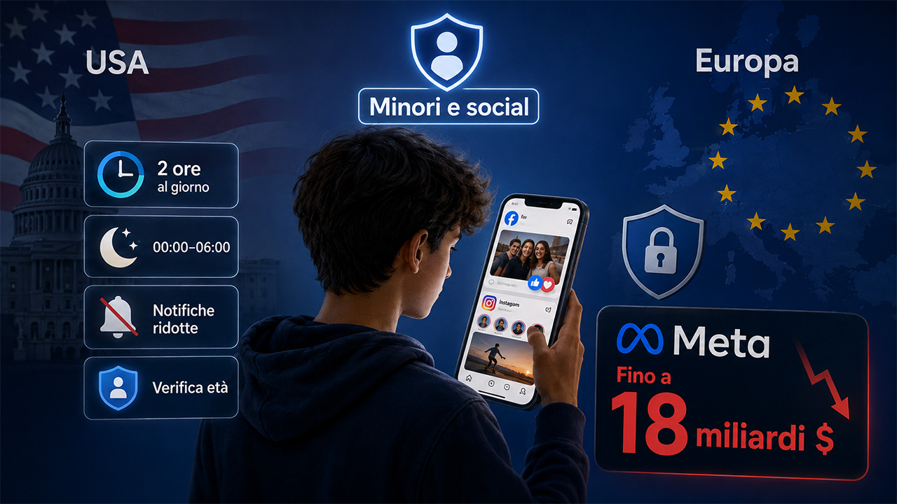 Social e minori, Meta rischia fino a 18 miliardi: cosa cambierà su Facebook e Instagram per gli adolescenti