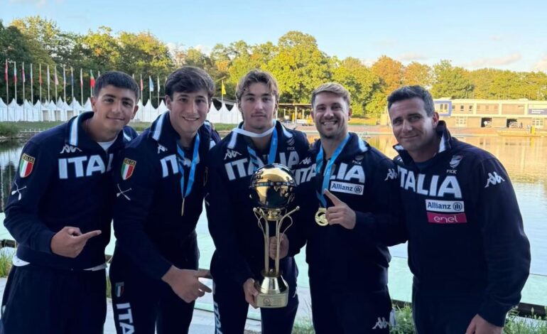 Canoa polo, l’Italia vince i mondiali: tre atleti di Bacoli sul tetto del mondo