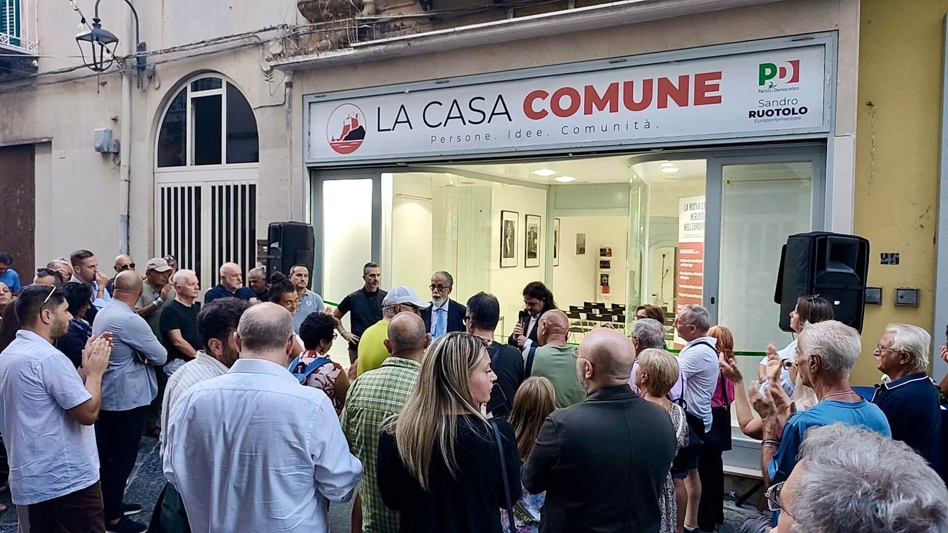Il Partito Democratico punta su Josi: a Bacoli inaugurata la prima “Casa Comune”