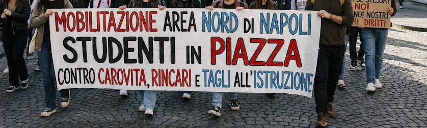 Mobilitazione nell’Area Nord di Napoli: gli studenti in piazza a Giugliano contro carovita e rincari