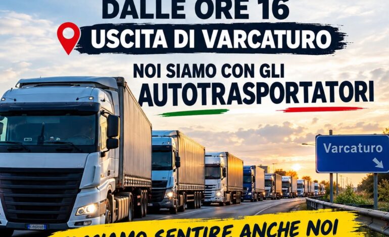 Blocco Tir, la protesta scatta anche a Varcaturo