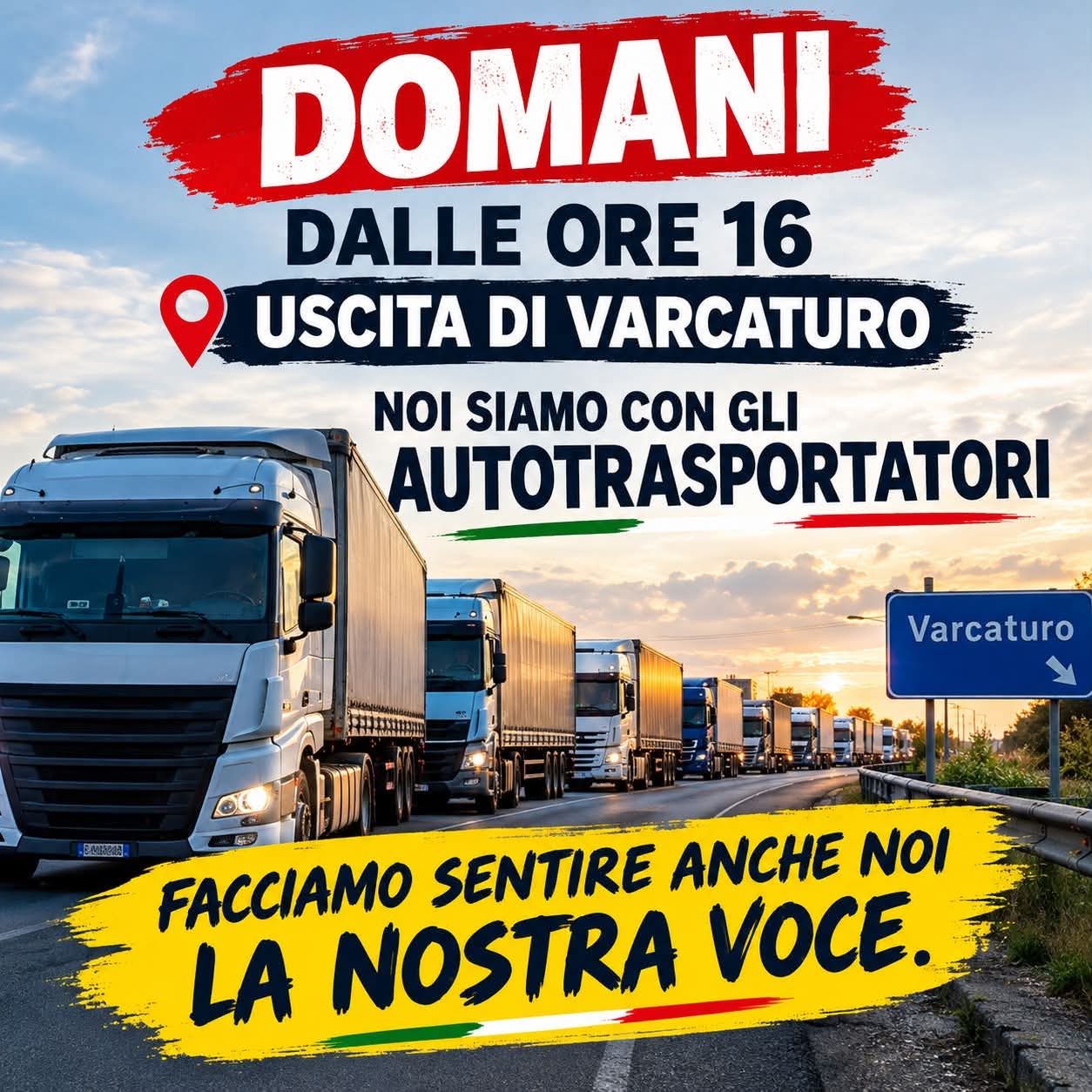 Blocco Tir, la protesta scatta anche a Varcaturo