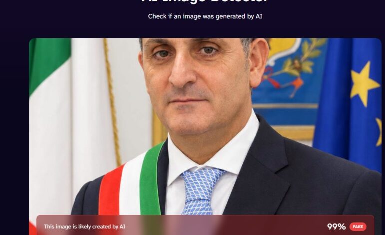 Il sindaco di Pozzuoli si rifà il look…con l’Intelligenza Artificiale – LE FOTO