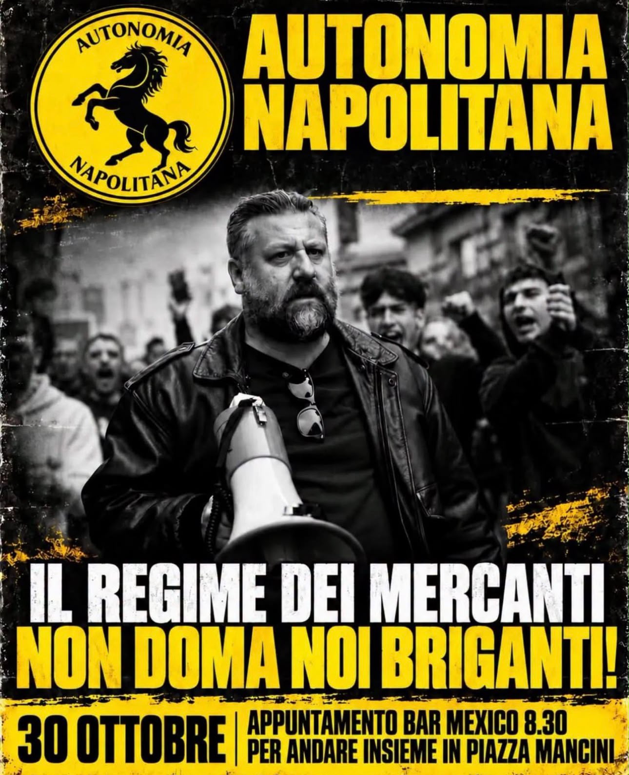 Sciopero generale, Autonomia Napolitana “Soldi pubblici per i diritti. Basta finanziare le guerre”