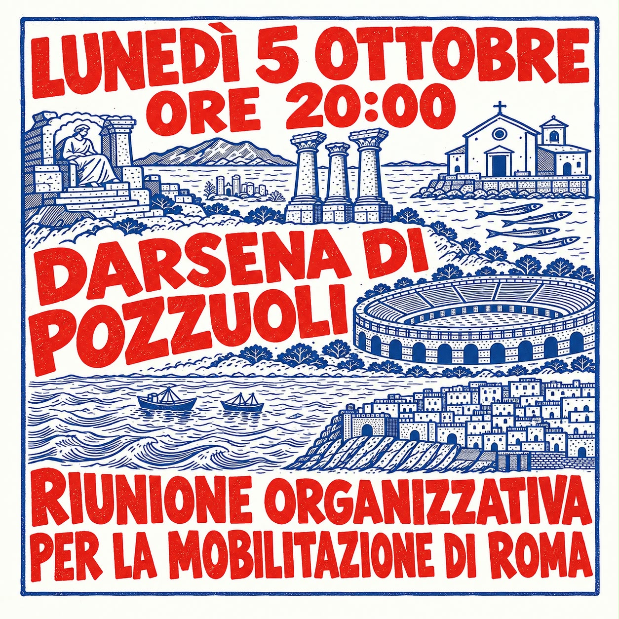«Tutti a Roma!» Incontro alla Darsena tra sfollati e comitati