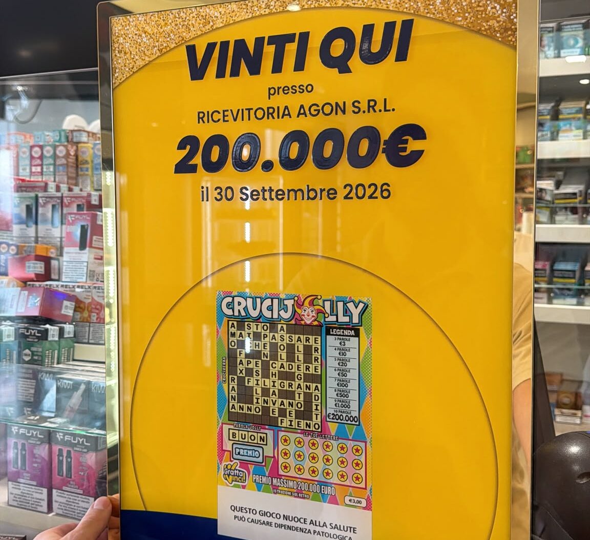 POZZUOLI/ A Monterusciello vinti 200mila euro con un “gratta e vinci”