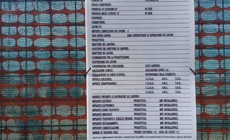 POZZUOLI/ Lavori pubblici anonimi: a “Piazza a Mare” violate le norme
