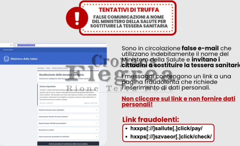 Attenzione alla truffa del rinnovo della tessera sanitaria: chiedono 6,39 euro, ma il vero obiettivo è un altro