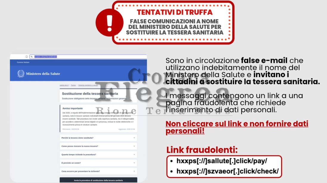 Attenzione alla truffa del rinnovo della tessera sanitaria: chiedono 6,39 euro, ma il vero obiettivo è un altro